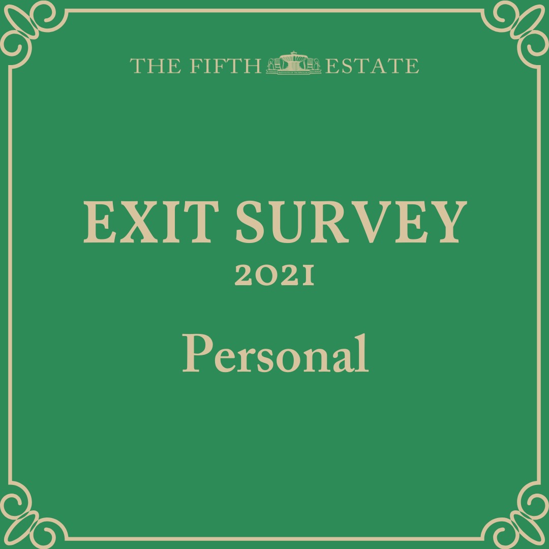Exit Survey 2021: Personal and Demographics
