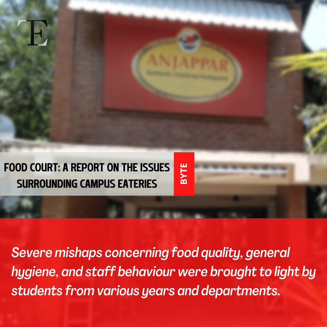 FOOD COURT: A Report on the issues surrounding Campus Eateries