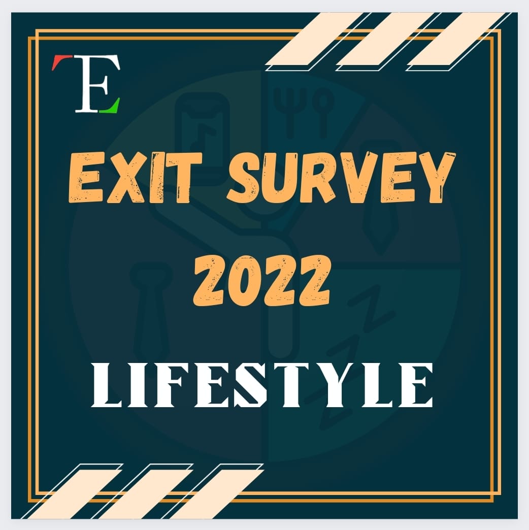 Exit Survey 2022: Lifestyle