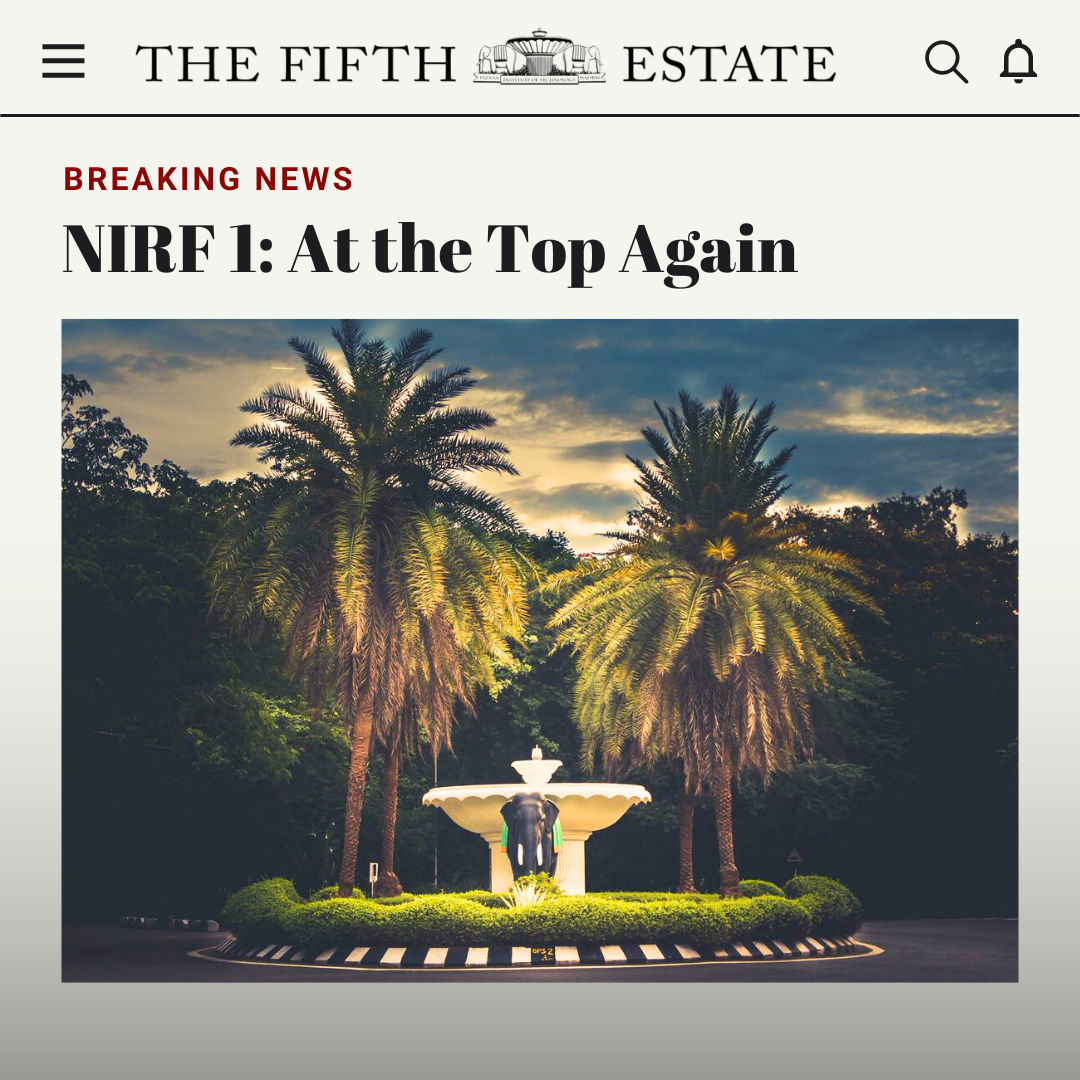 NIRF 1: At the Top Again 
