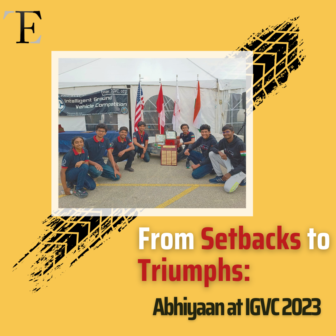From Setbacks to Triumphs: Team Abhiyaan Places Third Overall in IGVC 2023